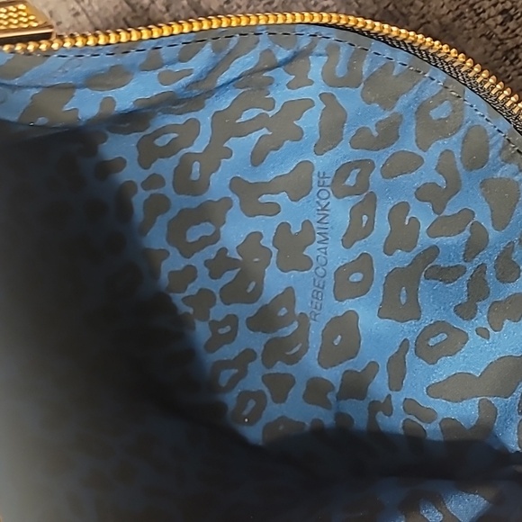 $15 For $95 NWT!! "T" MONOGRAM Rebecca Minkoff Jody CLUTCH Electric Blue💙 - Picture 4 of 9